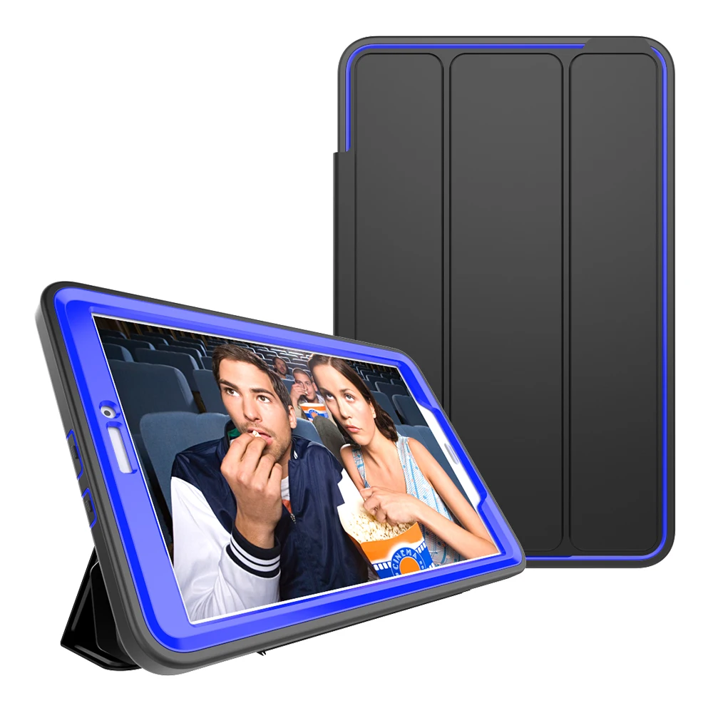 Кожаный смарт-чехол с поворотом на 360 градусов для samsung Galaxy Tab E 9,6 T560 T561 SM-T560 чехол для сна