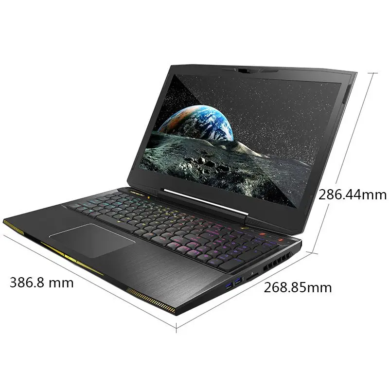 MECHREVO X8Ti игровой ноутбук Windows 10 15 6 Тетрадь Core i7 8750H компьютера Gamer gtx 1060 s 8 г 128 GPCIE + 1 Т