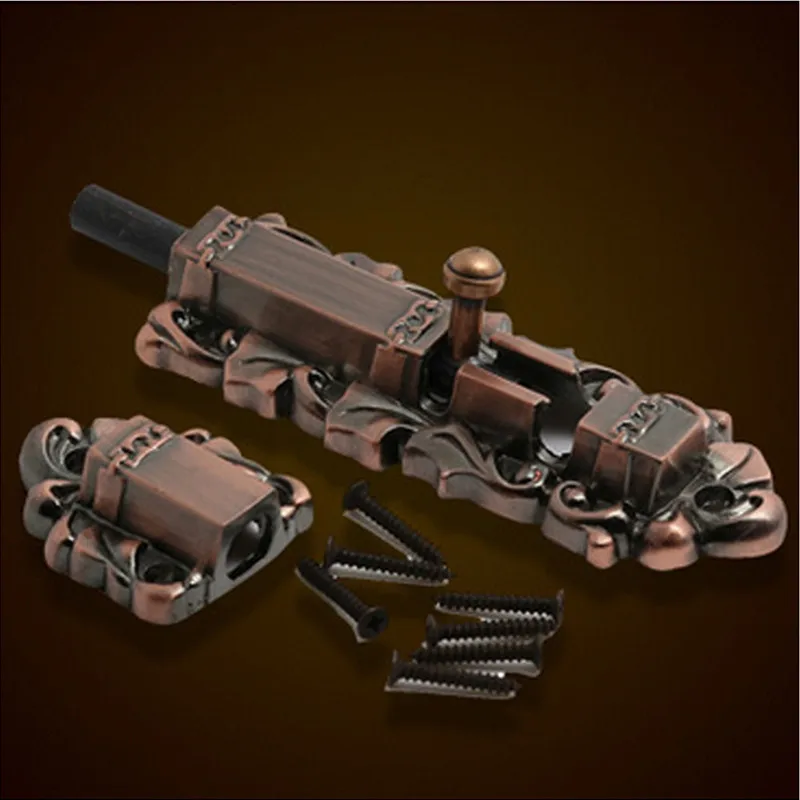 Континентальный античный замок для окон дверей красной бронзы защелки 8