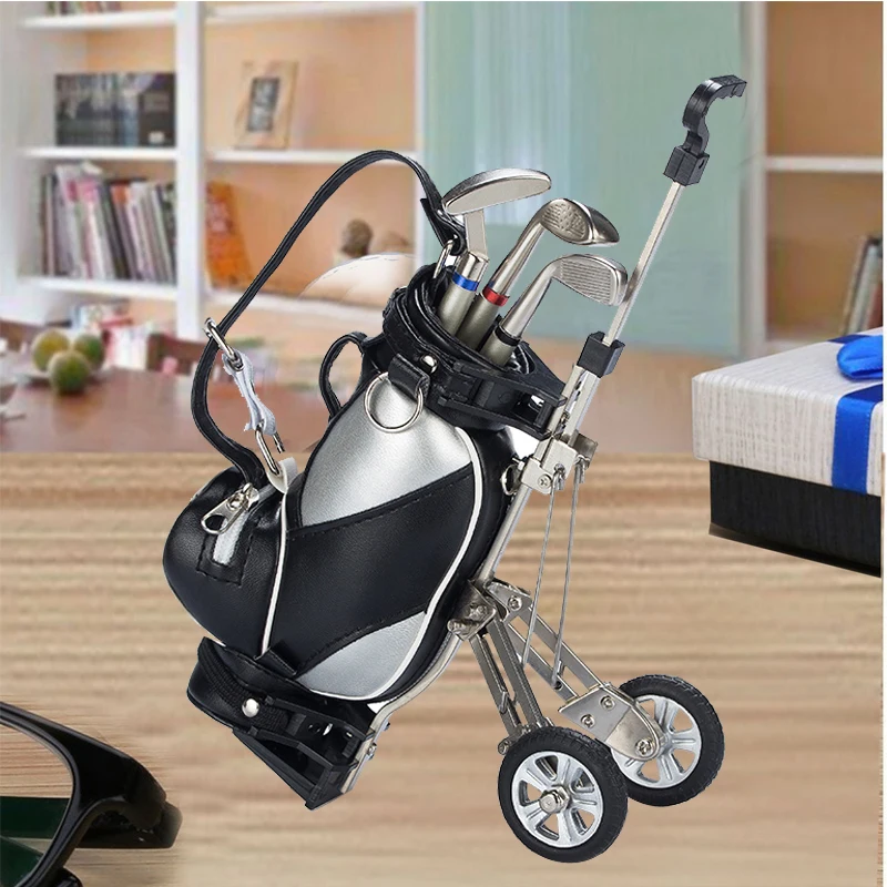 CRESTGOLF Golf Подарочный держатель для ручки с 3 ручками сумки гольфа украшения стола
