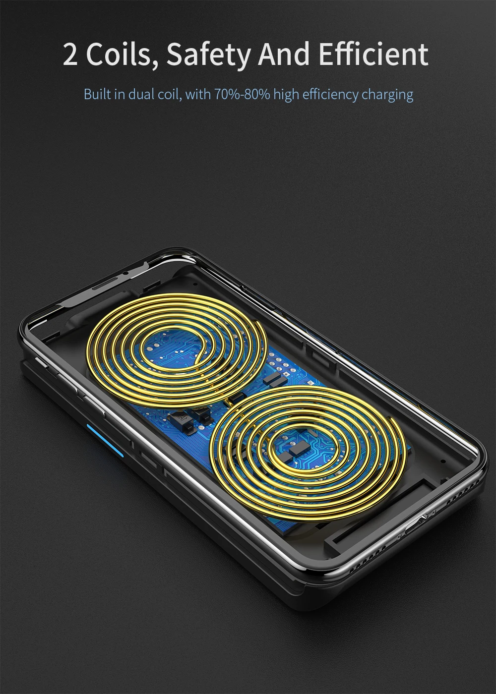 Беспроводное зарядное устройство Essager Qi для iPhone X XS huawei P30 Pro Xiaomi Mi 9 10 Вт быстрая Беспроводная зарядная подставка для док-станции