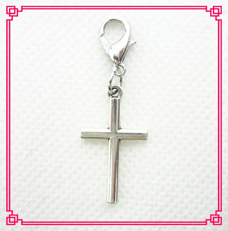 Новое поступление 100 шт./лот подвески с крестом Плавающие Подвески для стеклянных