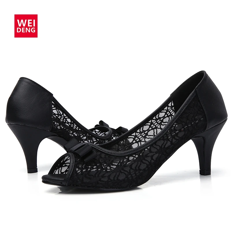 Женские туфли лодочки из натуральной кожи на высоком каблуке|wedding shoes|lady peeppeep toe |