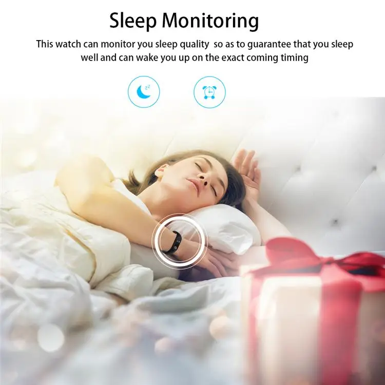 M2 Waterproof Wristband Bracelet Smart Heart Rate Monitor Fitness Tracker Touch Bluetooth 4.0 Band for Android Phone | Электроника