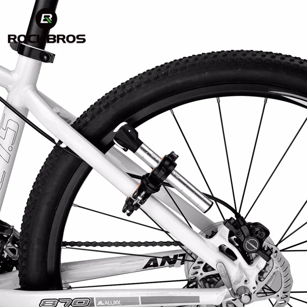 ROCKBROS Cycling Bike Rotating Light Double Holder LED Front Flashlight Lamp Pump Handlebar Bicycle Accessories 4 Colors | Спорт и