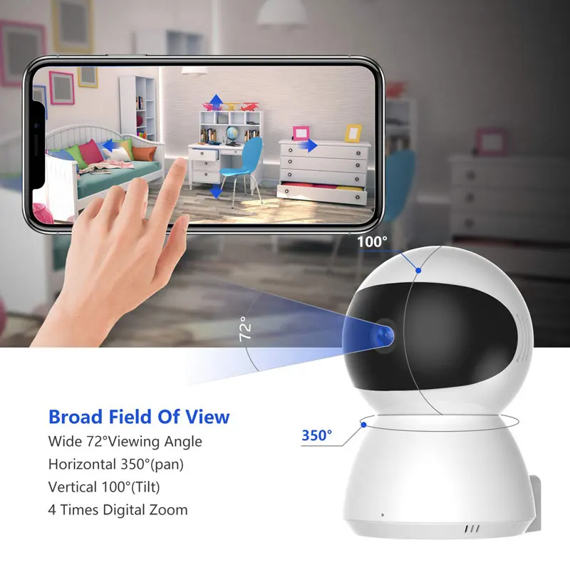 JOYZON HD 1080P 2MP домашняя ip камера безопасности Беспроводная PTZ мини наблюдения Wifi Camara