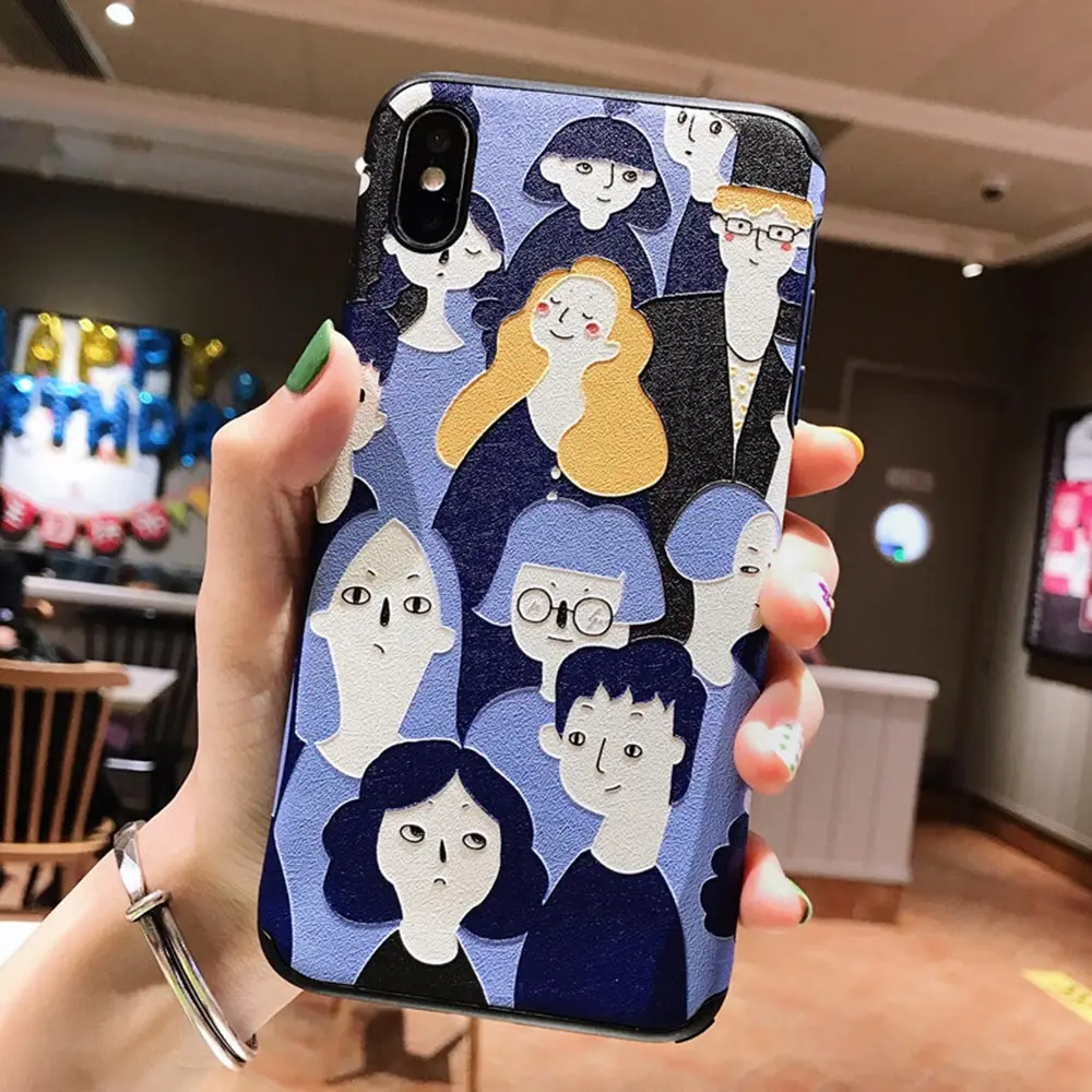 KISSCASE модный ТПУ чехол для телефона iPhone 7 Plus 8 X XR XS MAX Шелковый узор мягкие чехлы 6 6S