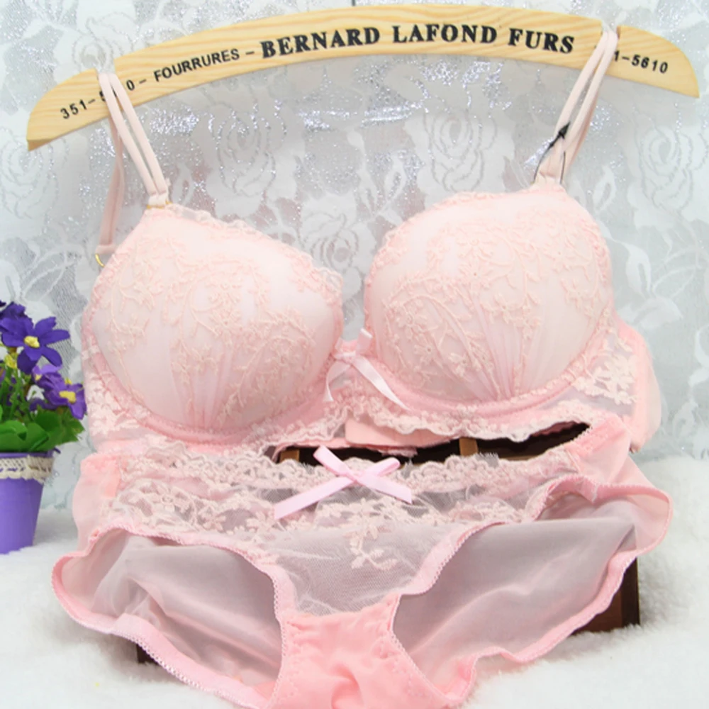 Женский сексуальный комплект кружевного бюстгальтера с эффектом пуш ап женское
