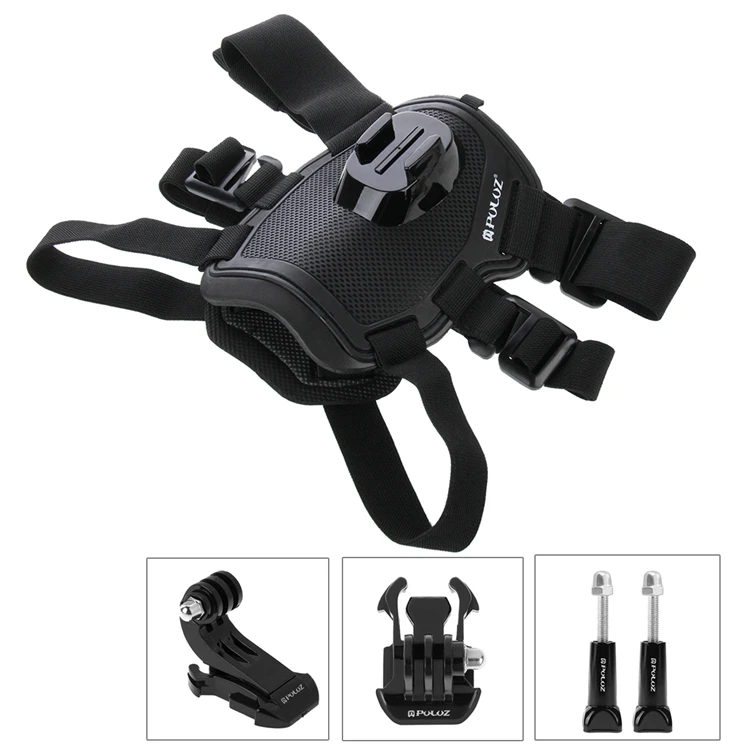Dog Harness Chest Mount for Gopro hero 7 6 5 4 3+ Go pro camcorder Hound Pets strap belt SJCAM SJ4000 Xiaoyi 4K Camera | Электроника