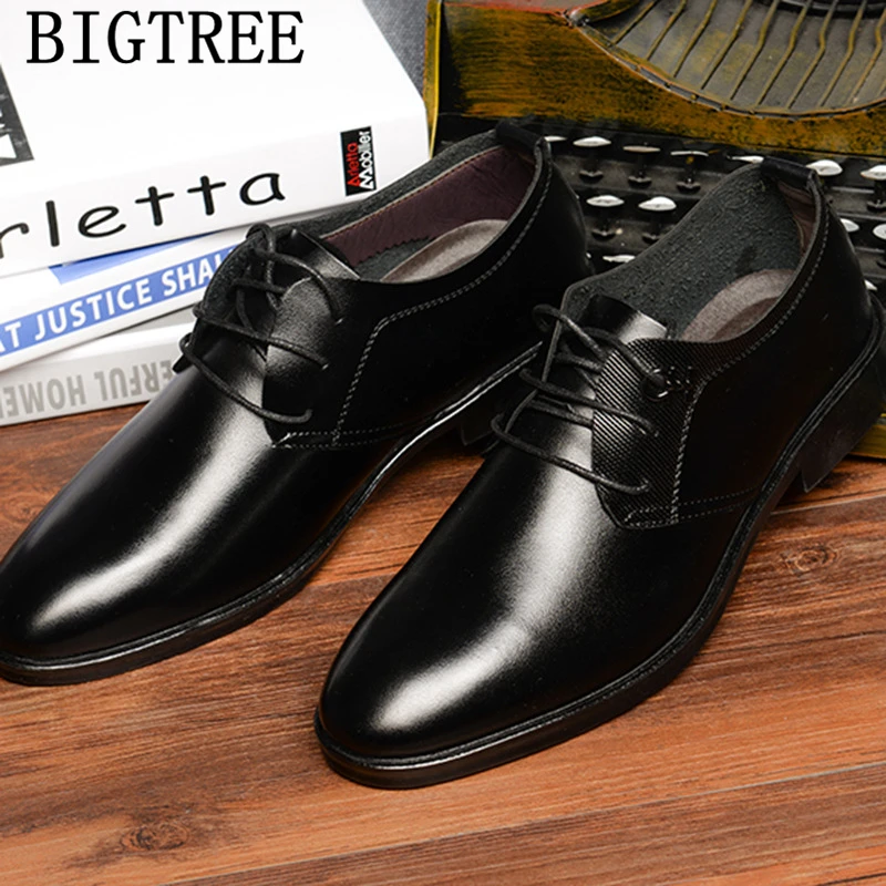 Мужские модельные туфли кожаная деловая обувь мужские оксфорды черные zapatos de hombre