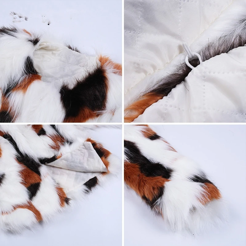 

Brands Fluffy faux fur coats women Warm long sleeve 2020 female outerwear Chic autumn winter Elegant jacket coat hairy overcoat