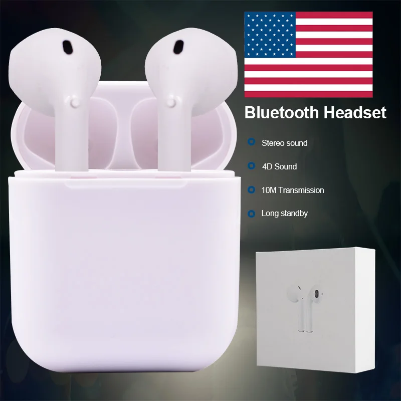 Беспроводные наушники Afans TWS Ture Мини Bluetooth стерео спортивные с микрофоном для IPhone