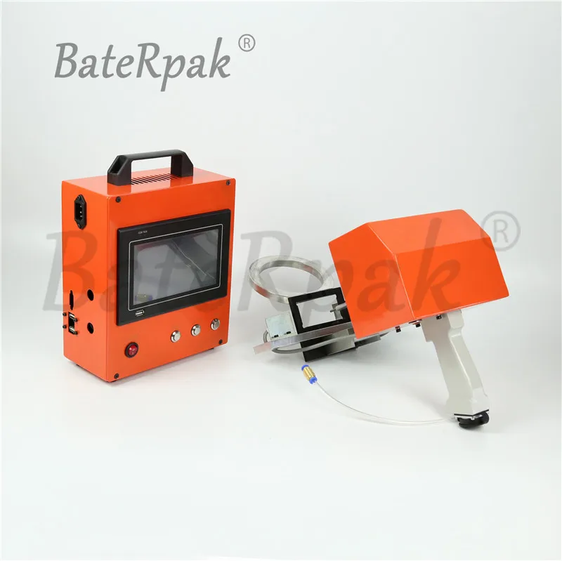 PMK-G01 BateRpak портативный вин номер маркировочная машина, кислород, азот, углекислый газ стальной Воздушный бак номер партии принтер, 80*40 мм