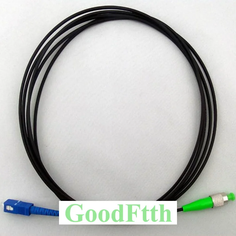 Drop Cable Patch Cord SC/UPC-FC/APC SM G657a Black LSZH 3X2mm 1 core GoodFtth 20-50m | Мобильные телефоны и аксессуары