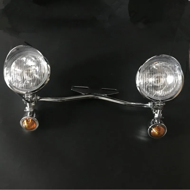 

Motorcycle Turn Signal Driving Spot light Bar For Honda Yamaha Kawasaki Suzuki Dual Sport bike Cafe Racer Old School Bobber