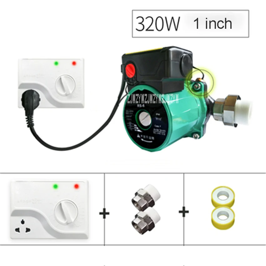 1 inch Бытовая отопительная циркуляционный насос 320W 3-Скорость переменной Скорость циркуляционный насос Система нагрева циркуляции Аксессуары для молокоотсосов 220V - Напряжение: 1 inch