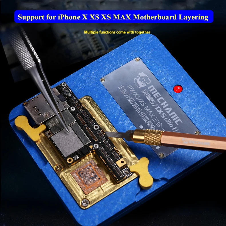 Паяльная станция интеллектуальная нагревательная платформа для iPhone X XS MAX материнская плата многослойный сепаратор инструменты для разборки