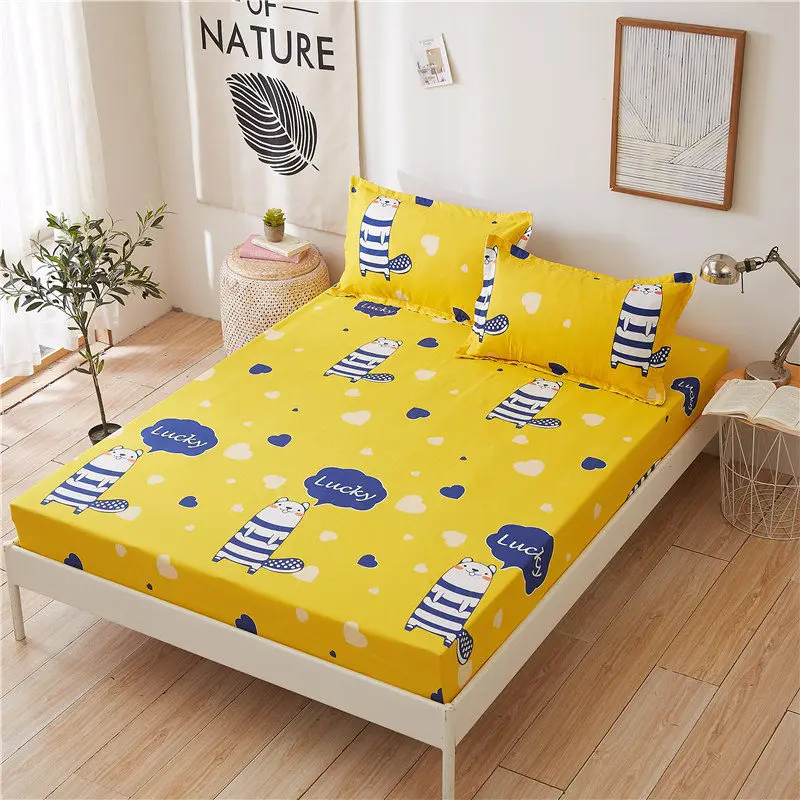 Bonenjoy простыня с наволочкой двойной King size простыня с эластичным серым цветом Геометрическая простыня наборы - Цвет: type 10