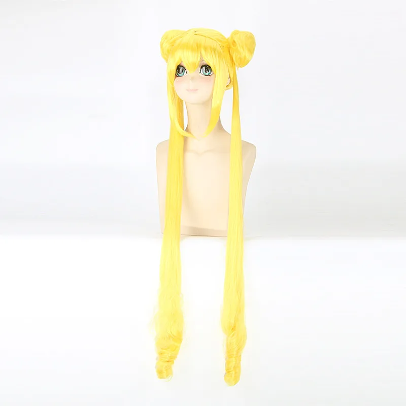 Сейлор Мун Усаги и Чиби США Косплей Парики лунный парик косплей Женская мода 120 см