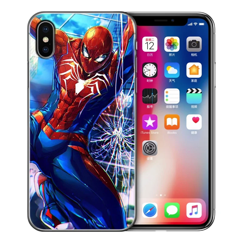 Iron Man For iPhone 5 5S SE 6S 6 Plus 7 8 X XS Max XR phone case Cover Cool funda shell coque Joker venom marvel Spiderman capa |
