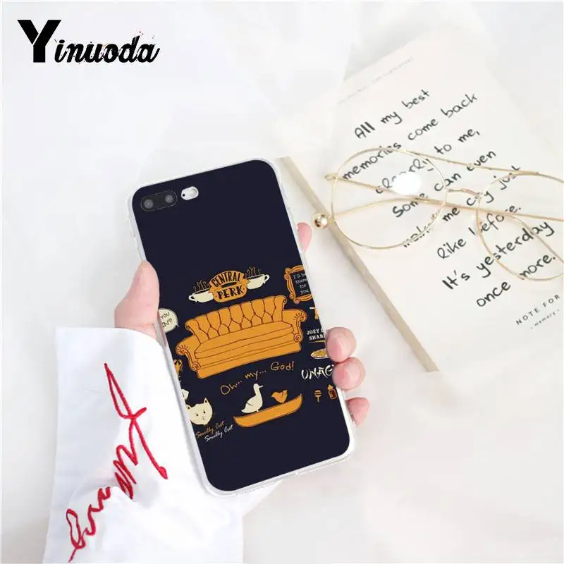 Yinuoda центральный Perk кофе друзья ТВ шоу Телефон чехол для iPhone 6S 6plus 7plus 8 8Plus X Xs MAX 5 5S XR