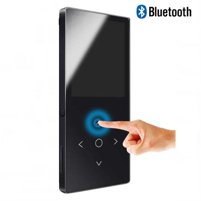 ChenFec-C8 Bluetooth 4,2 MP3 плеер 16 Гб сенсорный ключ 1,8 дюймов цветной экран без потерь Музыкальный плеер Поддержка FM, запись, поддержка SD до 128 ГБ - Цвет: ChenFec-C8
