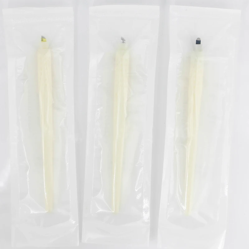 

Wholesale disposable microblading pen manual eyebrow tattoo tebori pen with 12CF/14CF/17CF/18U Blade Brow Tattoo Tool