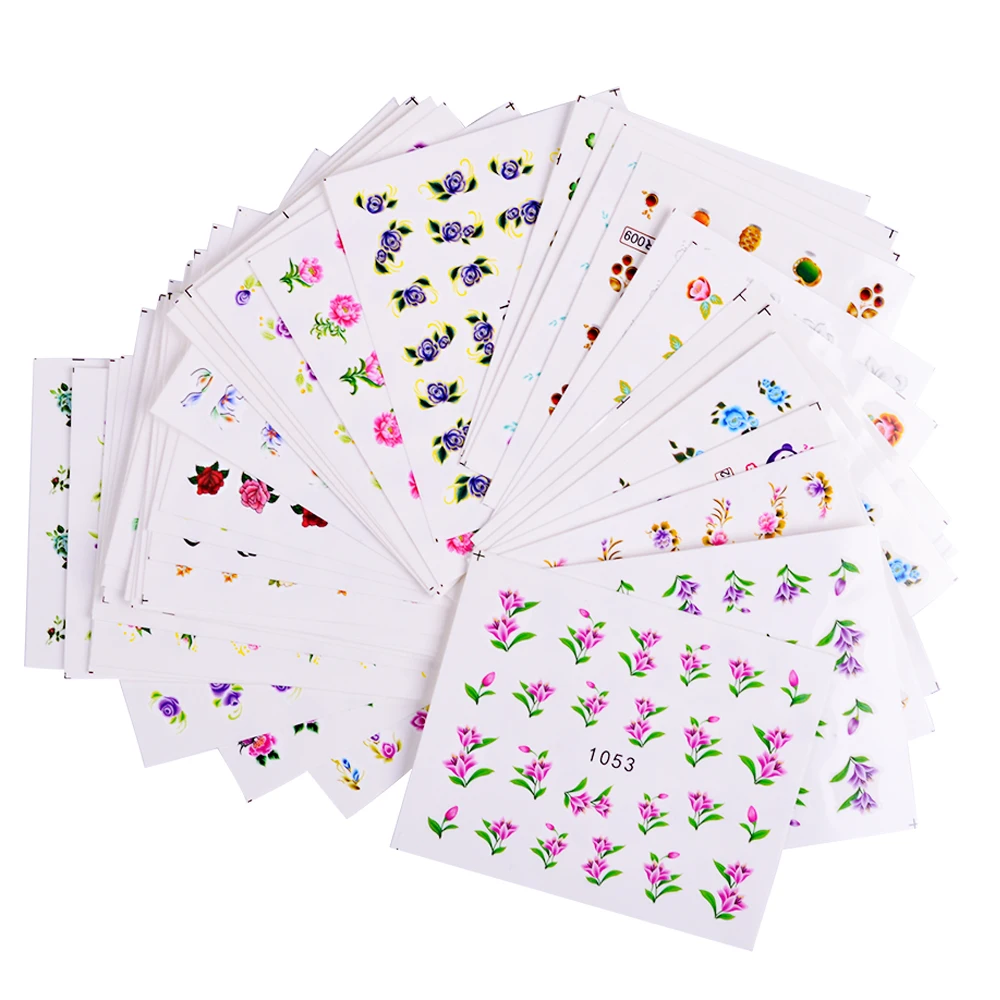 40 шт. декоративные наклейки для ногтей|stickers manicure|manicure designnail sticker flower | - Фото №1