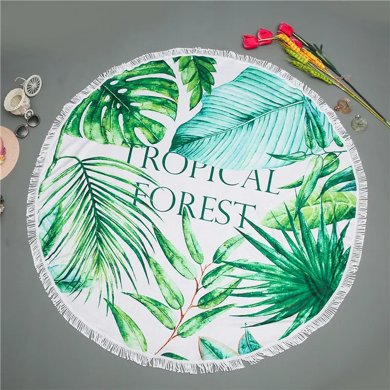 Тропический летнее солнце Для ванной ing оставьте ладони тончайший Волокно