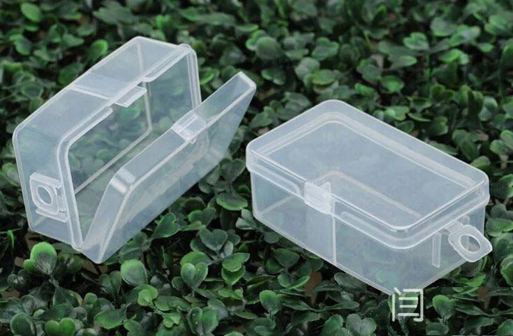 

30 pcs 6.9*3.9*2.6cm Plastic Transparent case Organizer Storage Bead Boxes Collection Container container