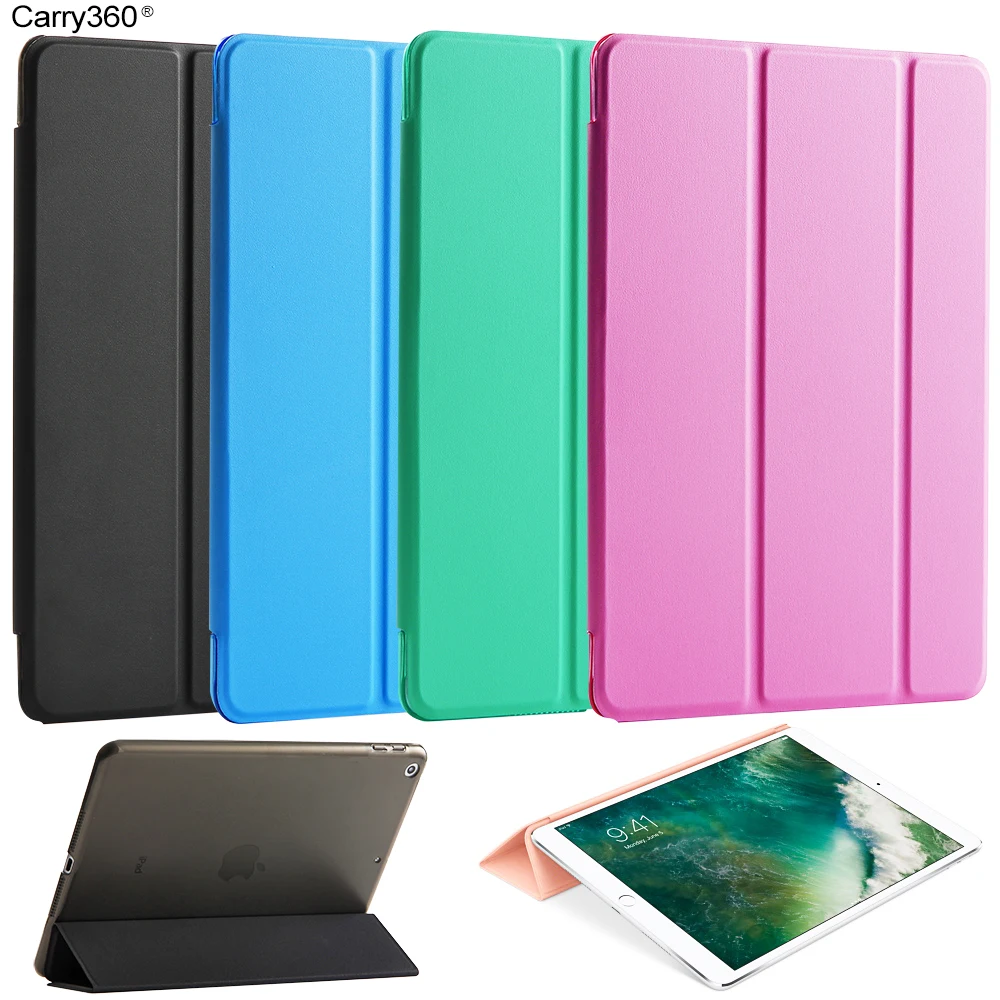 Чехол для нового iPad 2017 9 7 дюймов Carry360 Модные PU кожаный чехол Магнит Wake сна Apple