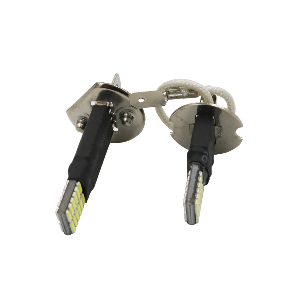 YSY 20X H1 H3 автомобильный противотуманный светильник 4014 SMD авто лампочка 24 Led Мощный