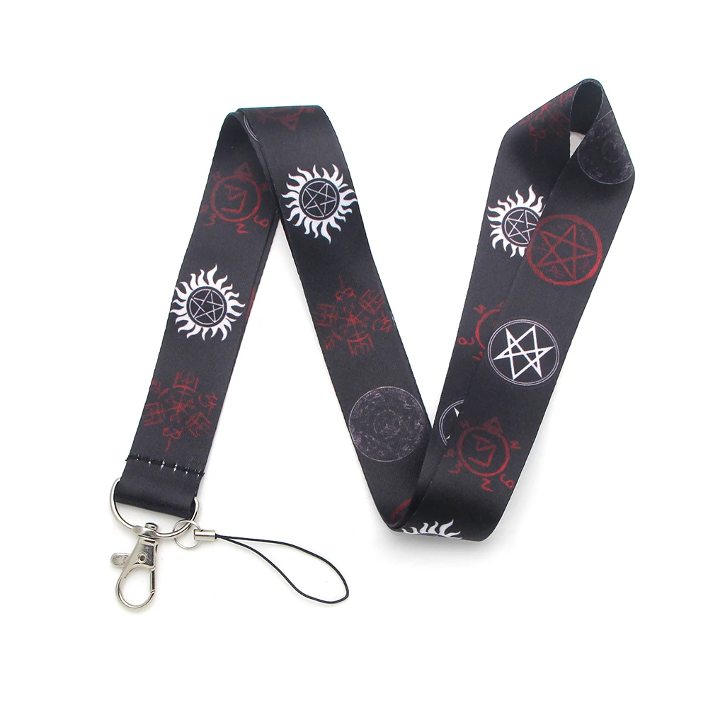 V190 ТВ шоу брелок Сверхъестественное Lanyards держатель удостоверения личности ID