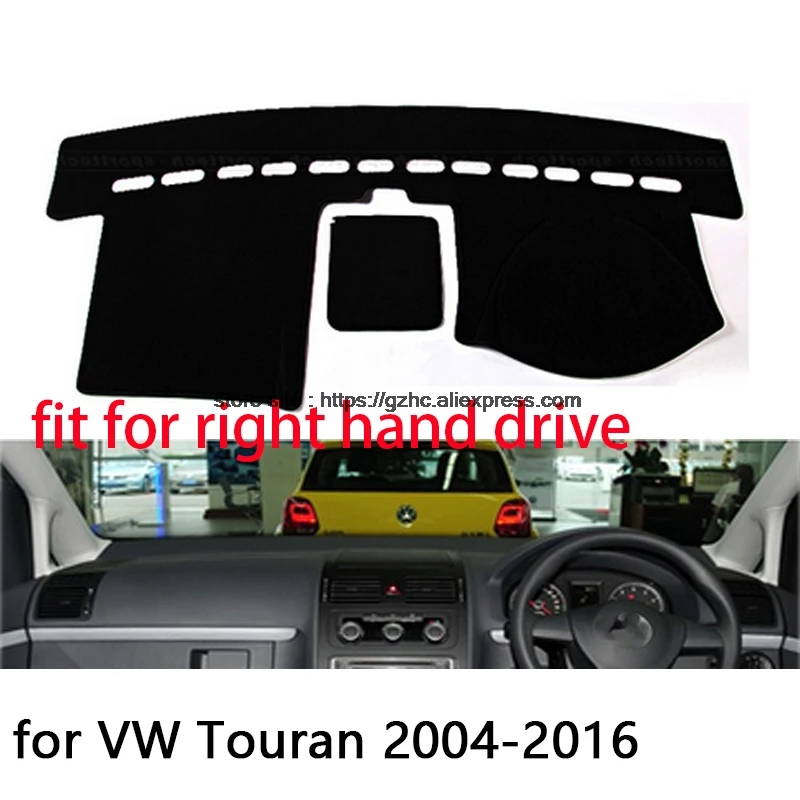 StplrgeCP For VW volkswagen Touran double layer Car Dashboard Cover Avoid Light Pad Instrument Platform Dash Board Sticker | Автомобили и