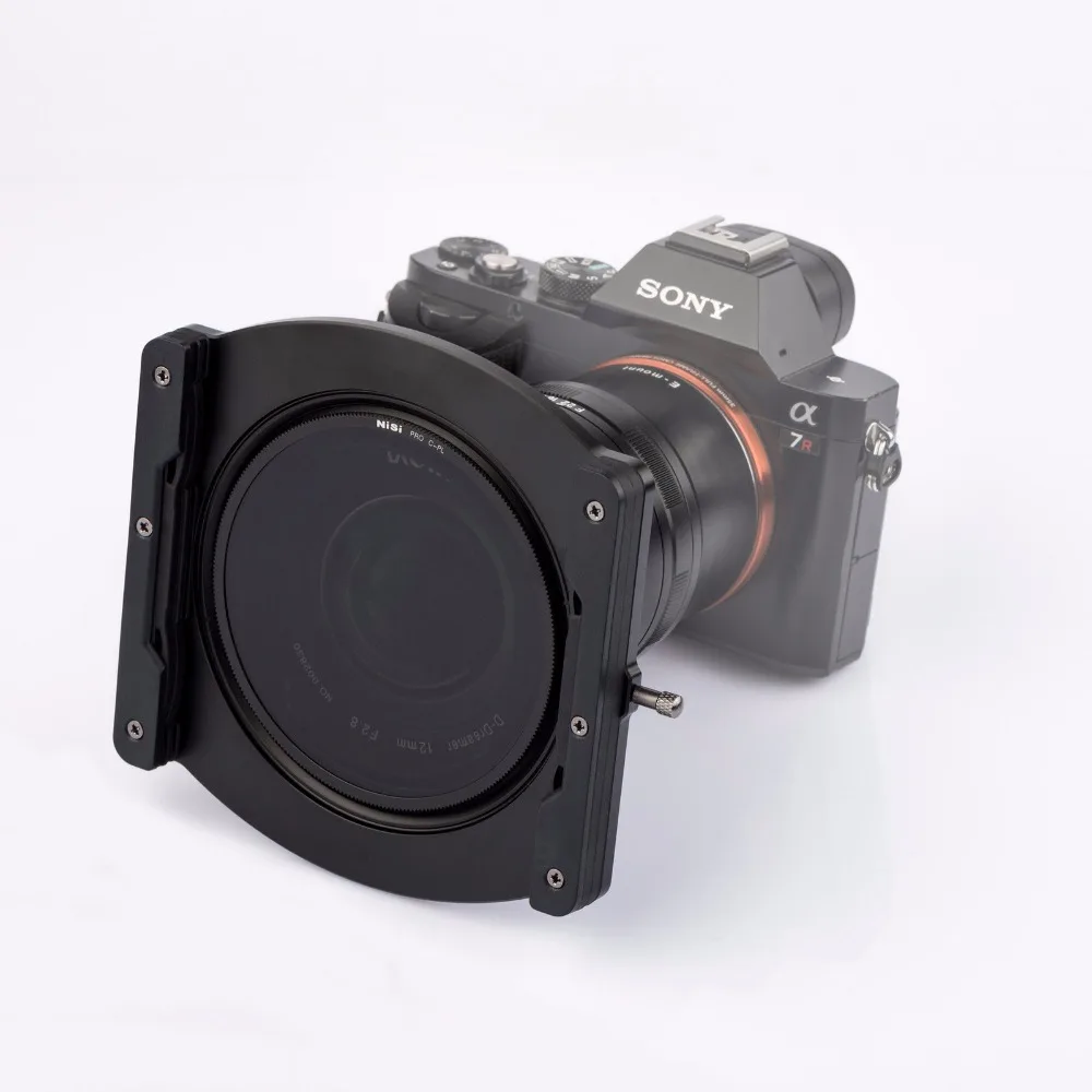 Алюминиевый держатель фильтра Nisi 100 мм для объектива Laowa 12 f/2 8 с фильтром