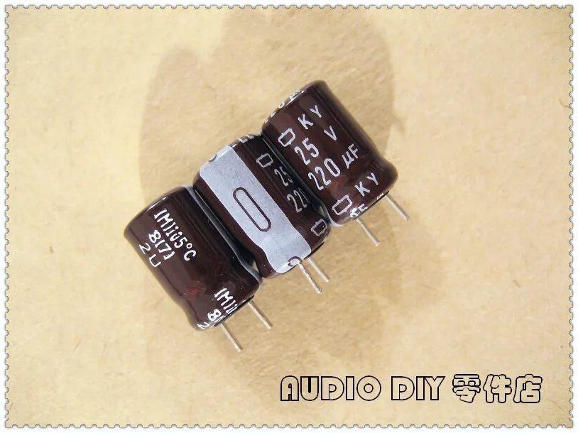 50 шт. NIPPON CHEMI-CON серия KY 220 мкФ 25В 25V220UF электролитический конденсатор | Электронные