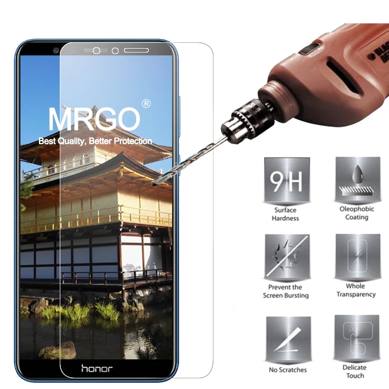 2.5D 9H закаленное стекло для huawei Honor 7X Защитная пленка экрана телефона стекло|glass for