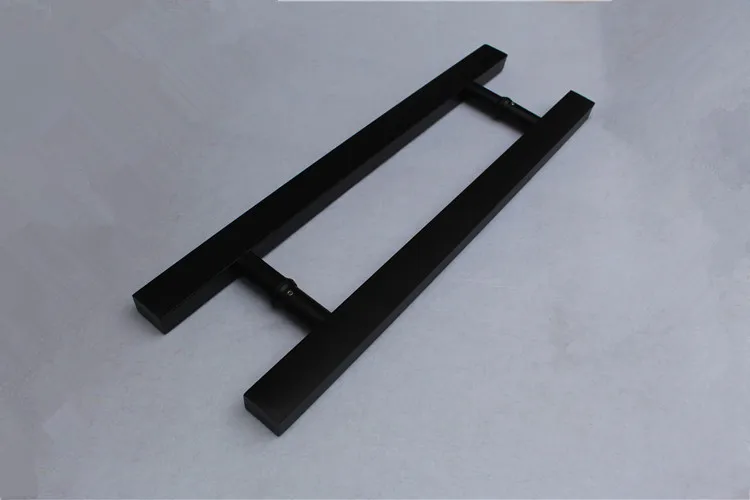 

KTV Glass/Wooden Stainless Steel 600mm Door Pull Handles Finish Black color
