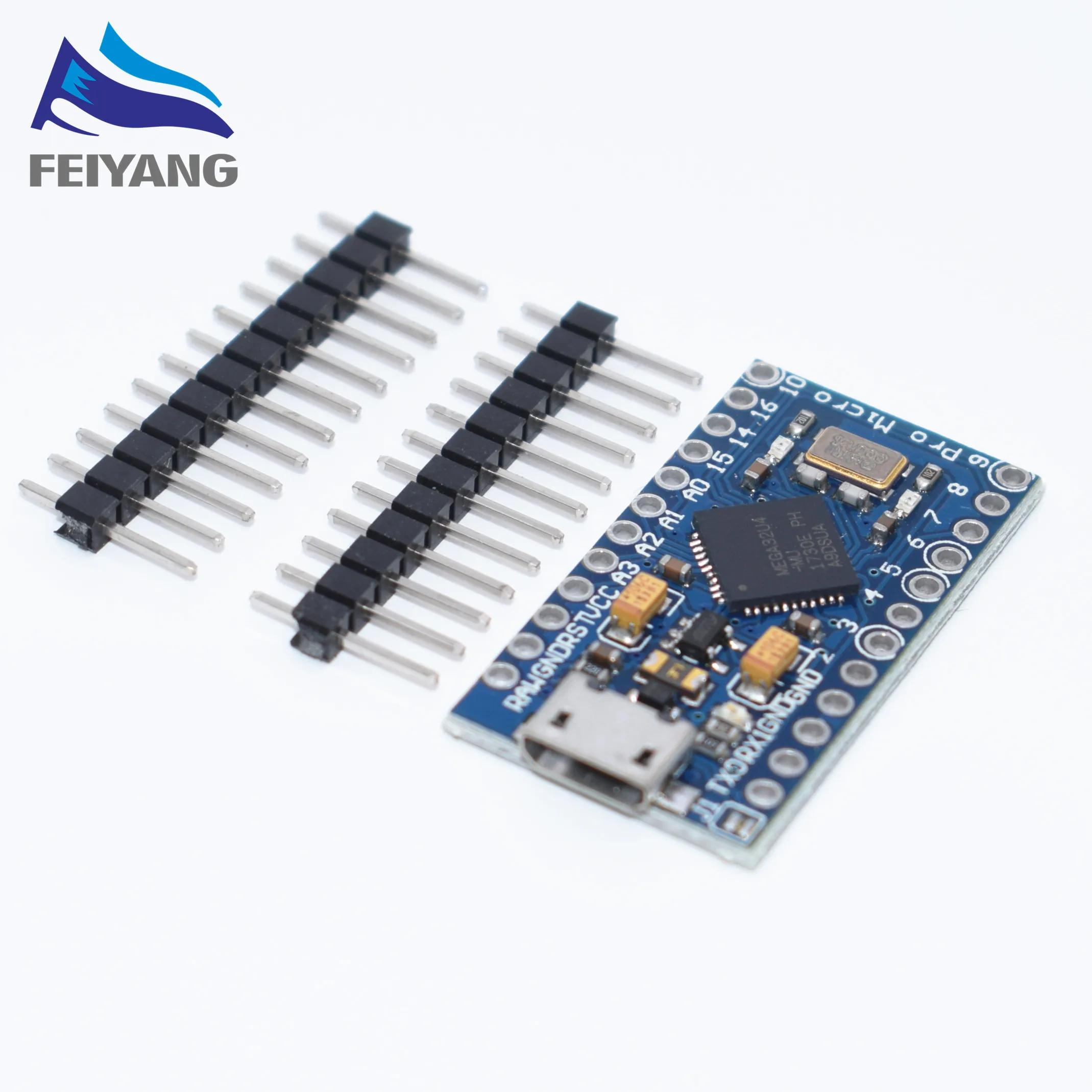 Сменный ATmega32U4 для arduino Pro Mini с 2-рядным контактным заголовком Leonardo Usb-интерфейса 5 в