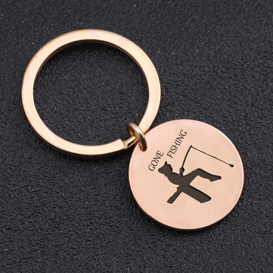 Брелок с подвеской для рыболовных ключей модная подвеска от машины аксессуар