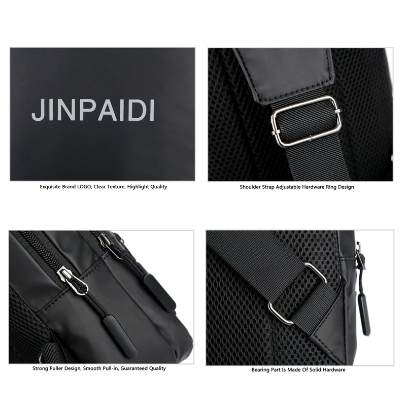 Jin Paidi 2019 новая зарядка через usb умная сумка плечо мужская нагрудная