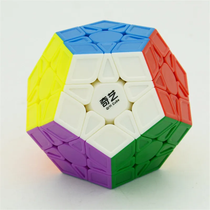 Qiyi QiHeng S 3X3X3 магический куб-мегаминкс Dodecahedron скоростные кубики для начинающих кубики головоломки игрушки для детей-цветные профессиональные