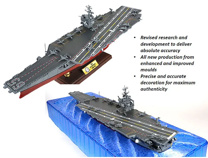 FOV 1/700 масштаб USS предприятие CVN-65 авианосец литой металлический военный корабль модель игрушки для коллекции, подарок