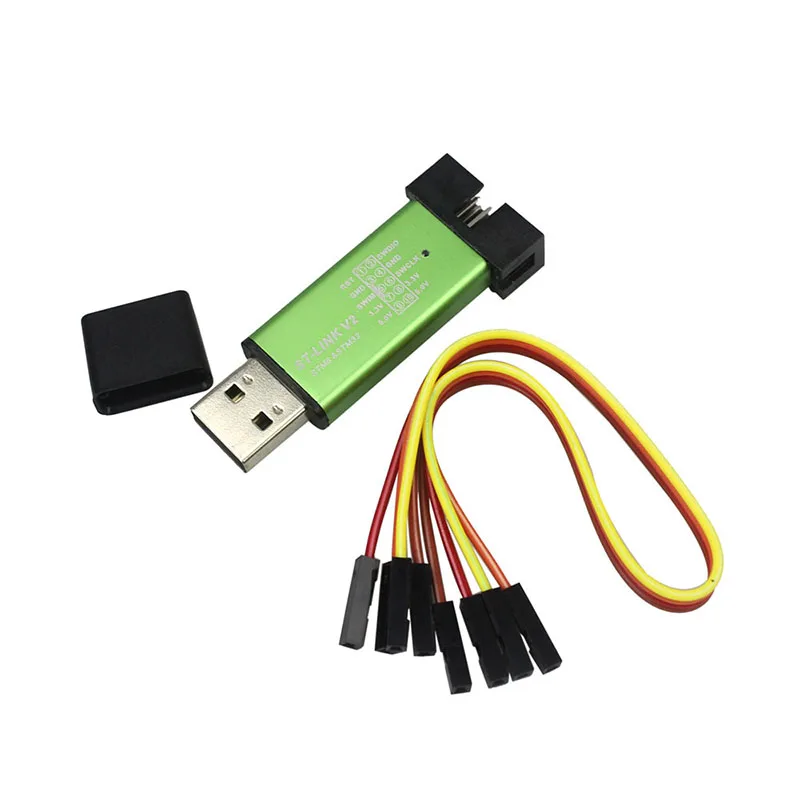 Программатор загрузки ST-Link V2 программатор с крышкой для STM8 32 HJ55 | Компьютеры и