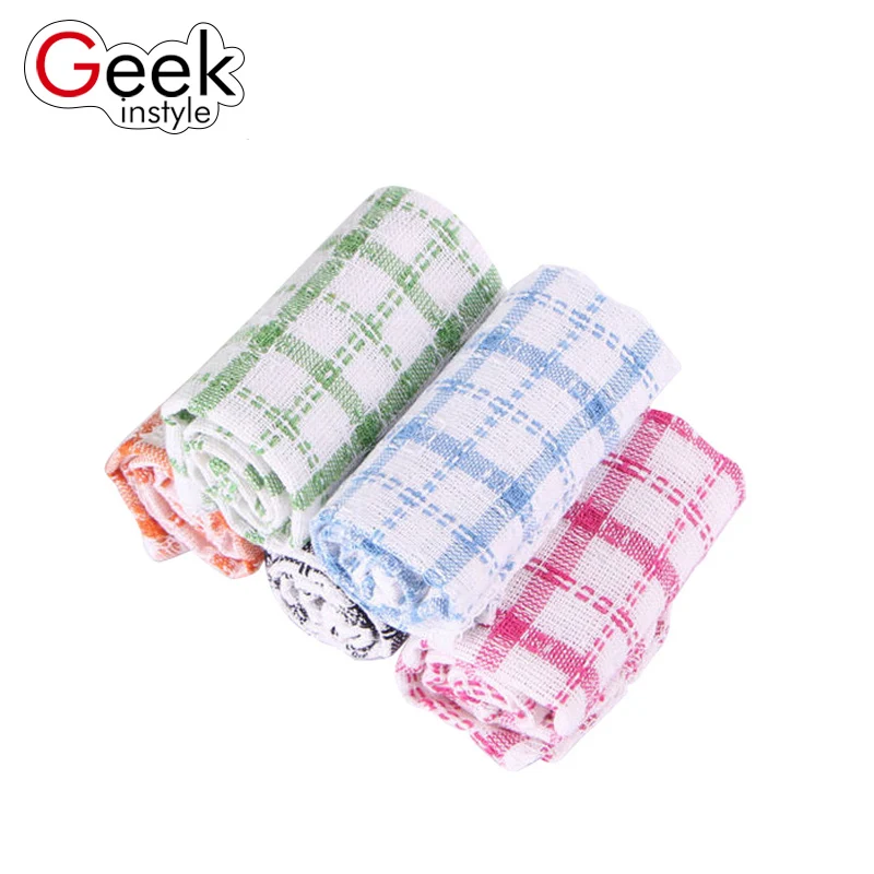 Geekinstyle 5 шт. салфетка для чистки полотенец мягкая ткань из микрофибры кухонной