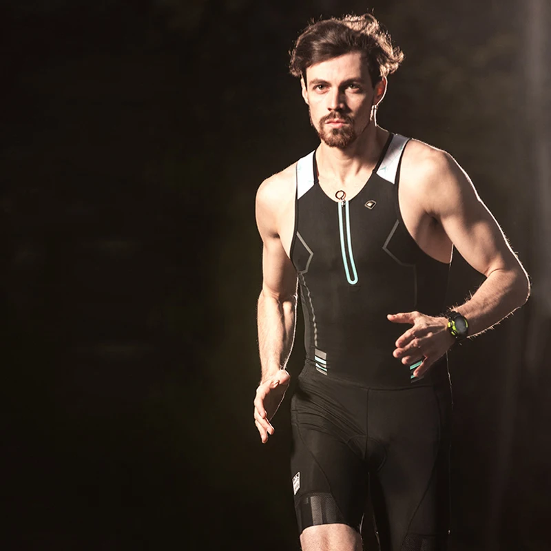 Santic комплекты Джерси для велоспорта мужчин Pro Team Triathlon Racing Jersey одежда