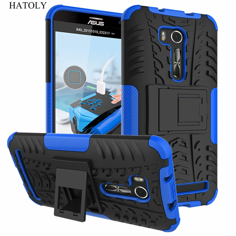For Asus Zenfone Go Case Anti-knock Heavy Duty Armor Cover Silicone Phone Bumper for ZB551KL |