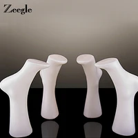 zeegle 1pcs white female foot sock mannequin foot mold to display shoes and socks feet model plastic mannequin foot display