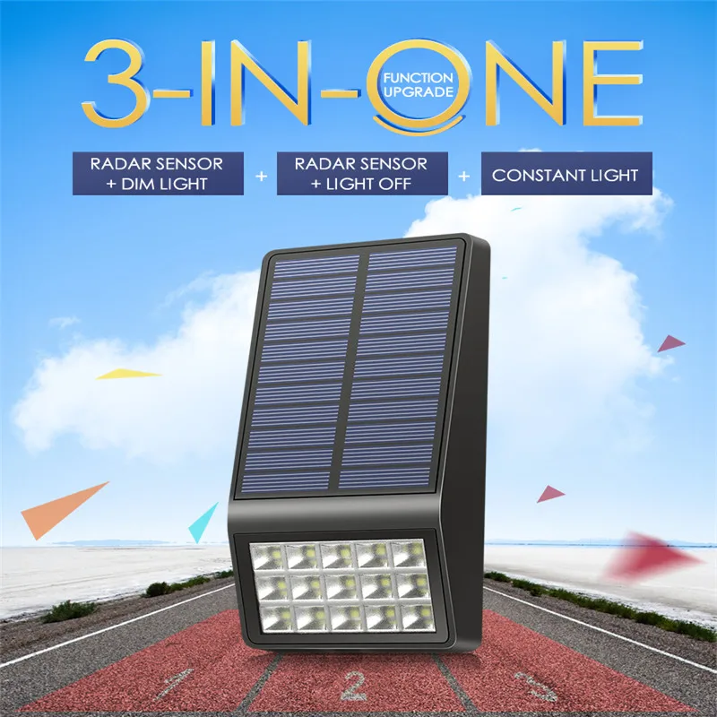 Xinree 3 в 1 Солнечный свет 15 LED наружный супер яркий светодиодный солнечный садовый