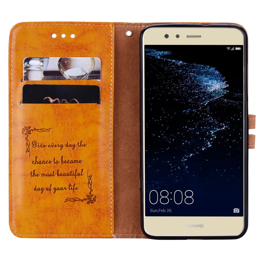 YIESOM чехол для Huawei P10 Lite Роскошные Флип кожаный кошелек Обложка Hawei P10Lite 5 2 &quotЧехол |